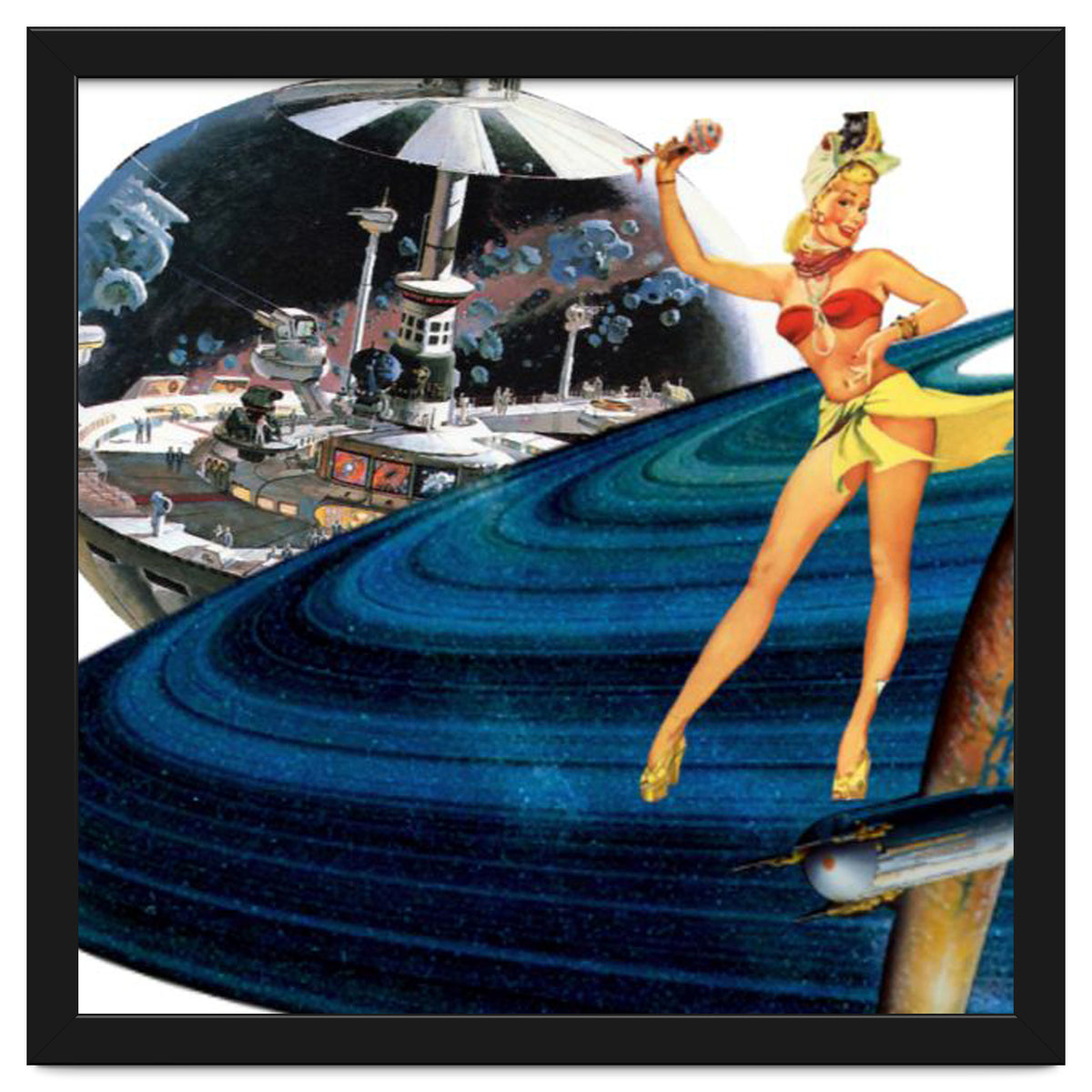 Dancer on Saturn Rings
