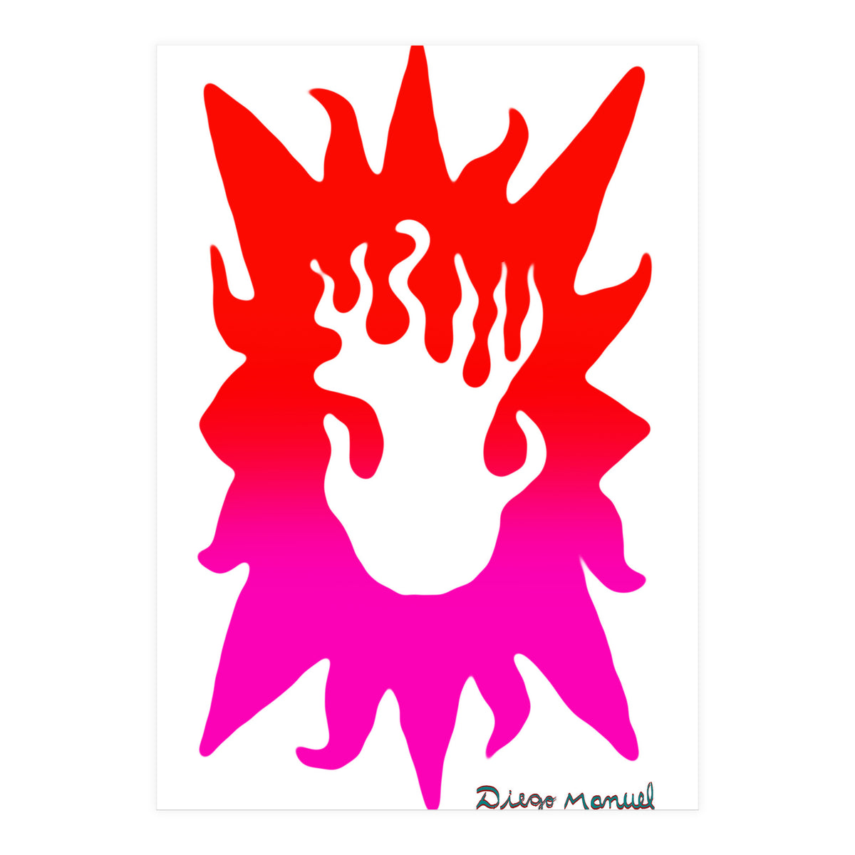 Fuego 116 Copia (Print Only)