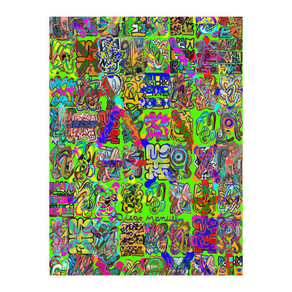 Graffitis 2021 Tapiz 103 (Print Only)