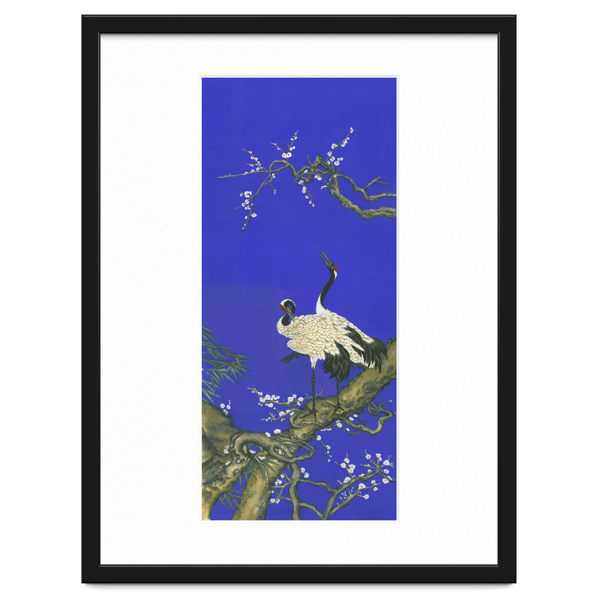 Cranes & Peach Blossom