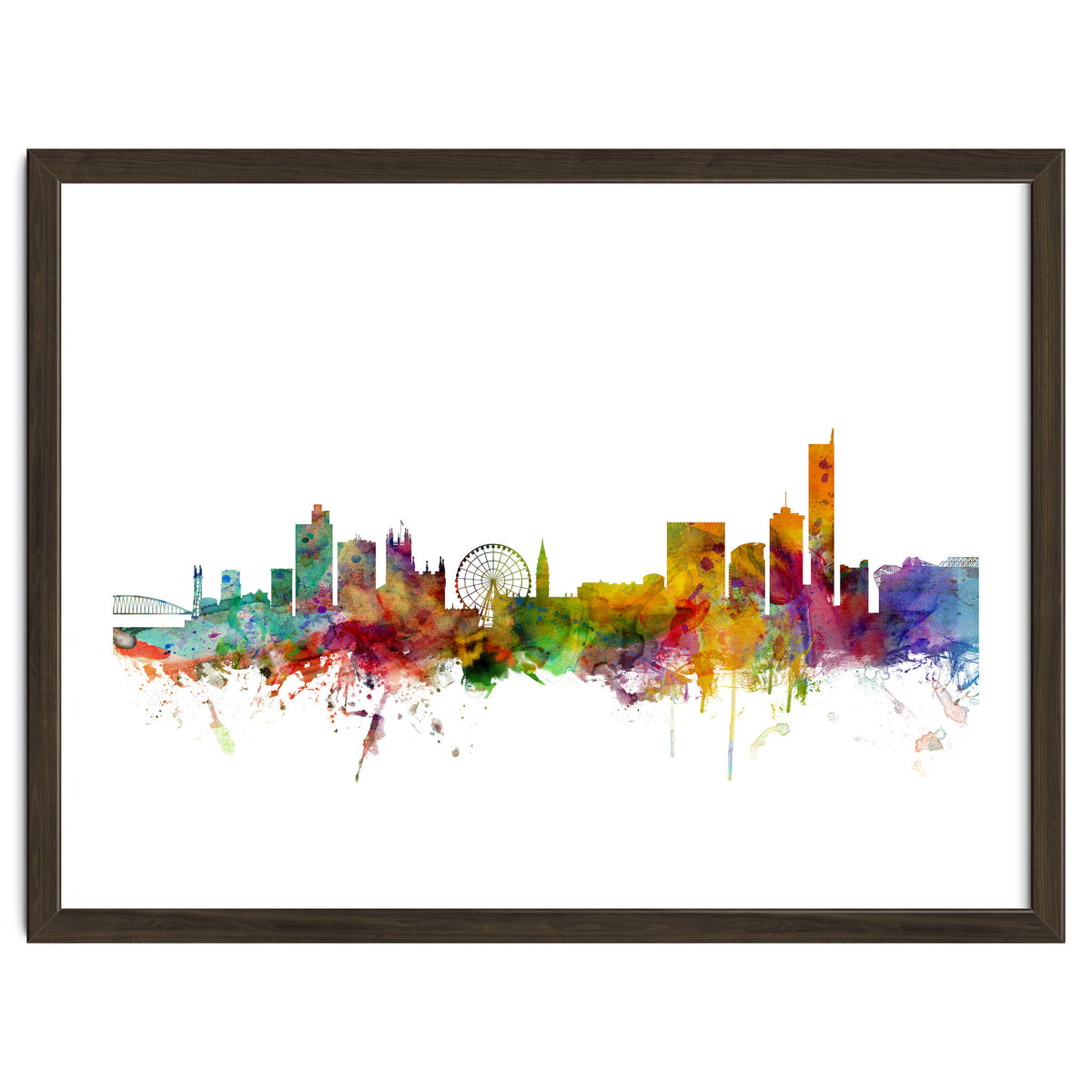 Manchester England Skyline