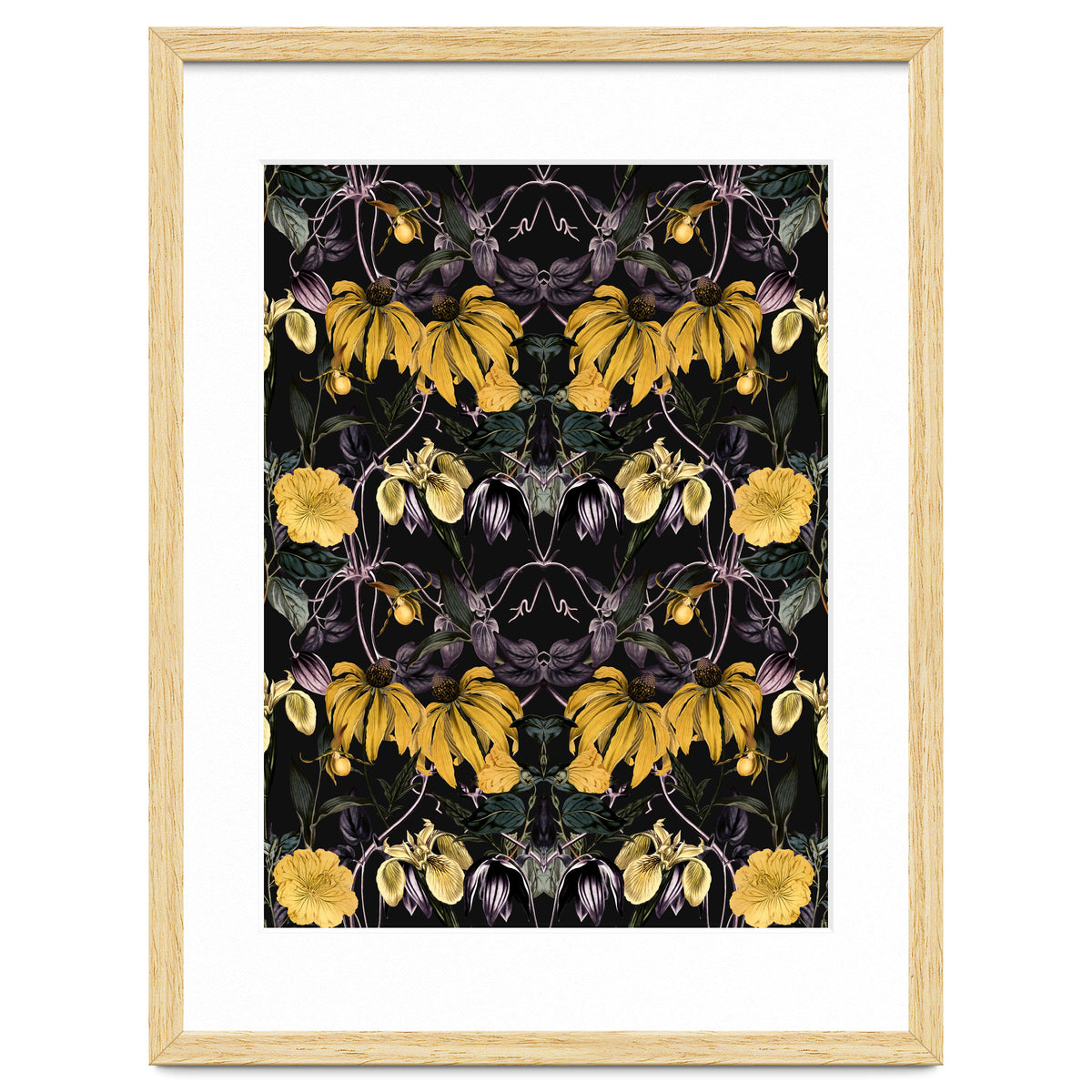 Nocturnal botanical garden kaleidoscope