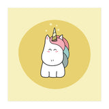 Kawaii Cute Unicorn (Print Only) thumbnail