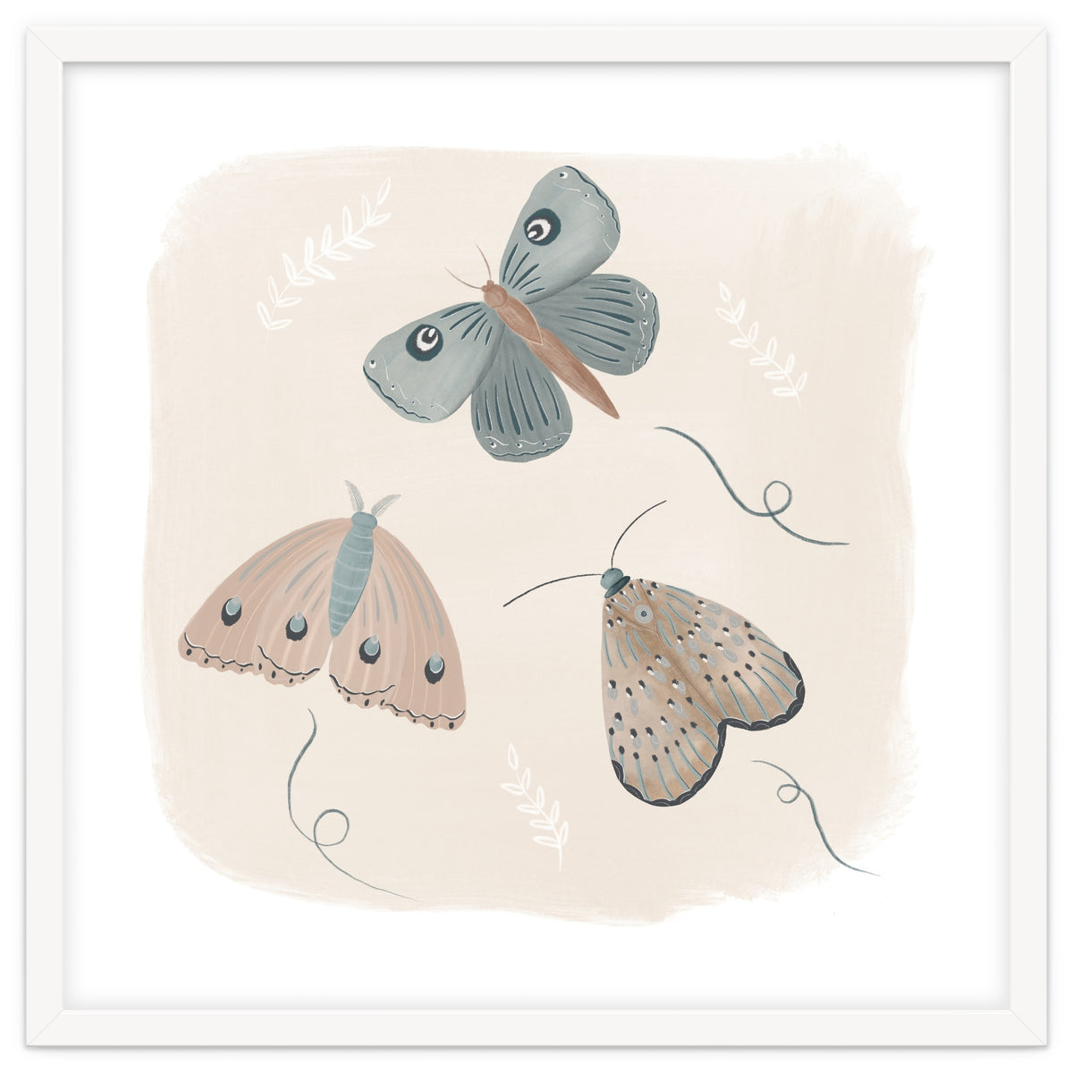 Moths in the moonlight