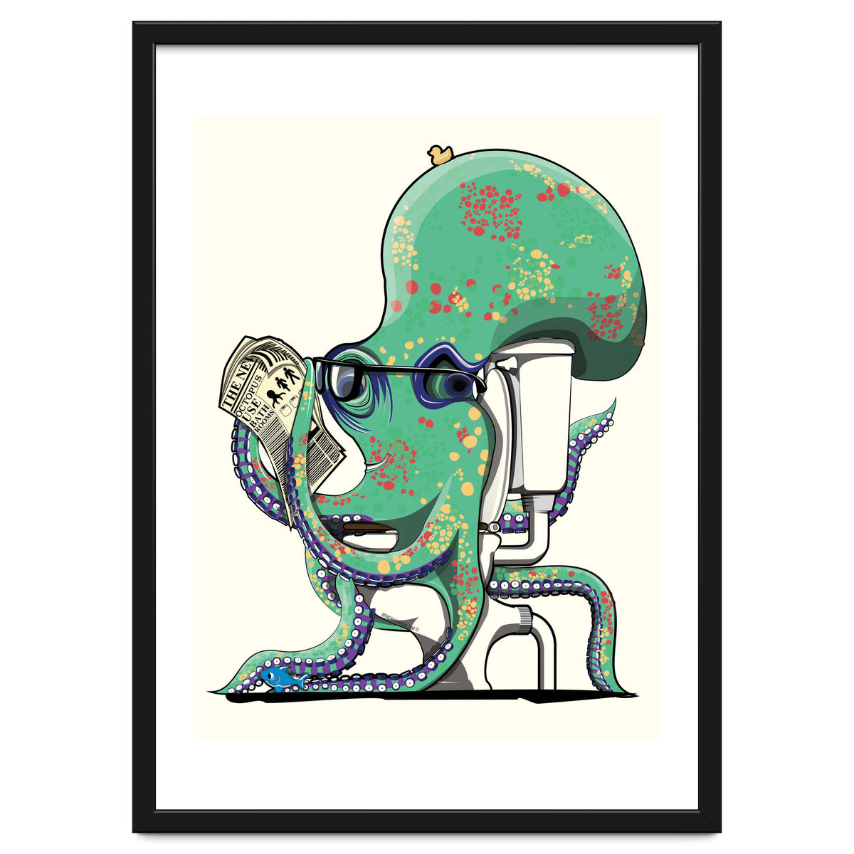 Octopus on the Toilet