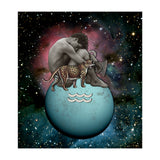 Aquarius  Zodiac Sign (Print Only) thumbnail