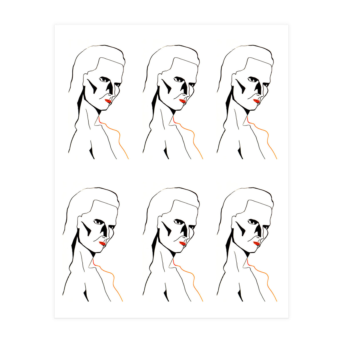 Red Lips (Print Only)