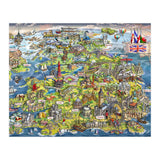 Illustrated Map Of The United Kingdom (Print Only) thumbnail
