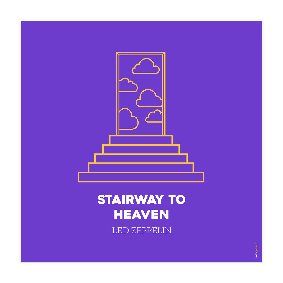 Led Zeppelin Stairway To Heaven (Print Only)