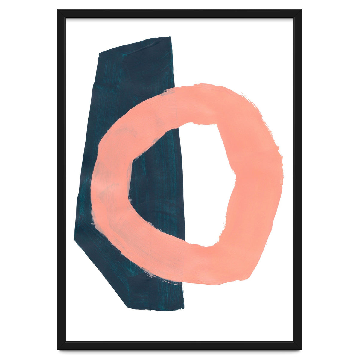 Teal Pillar Salmon Ring