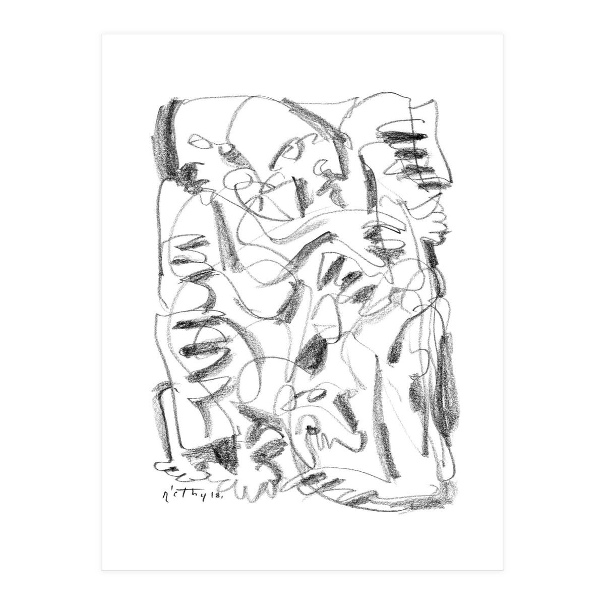 Out of the Shadows - b&w (Print Only)