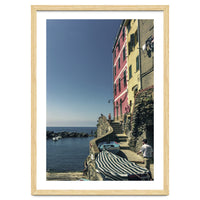Cinque Terre Houses And Sea