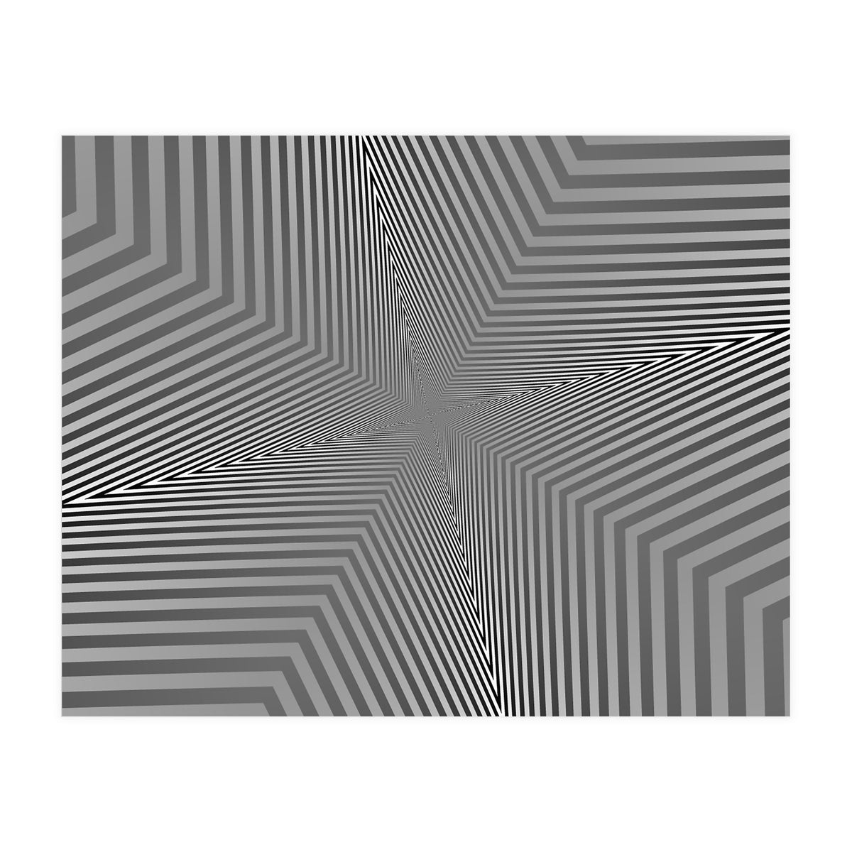 Abstract Triangle Pattern Geometric  (Print Only)