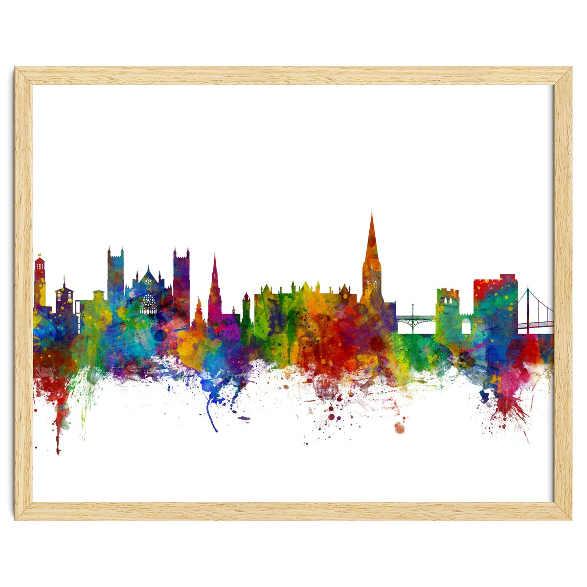 Exeter England Skyline