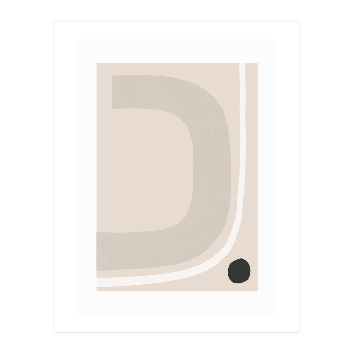 Beige Wave (Print Only)