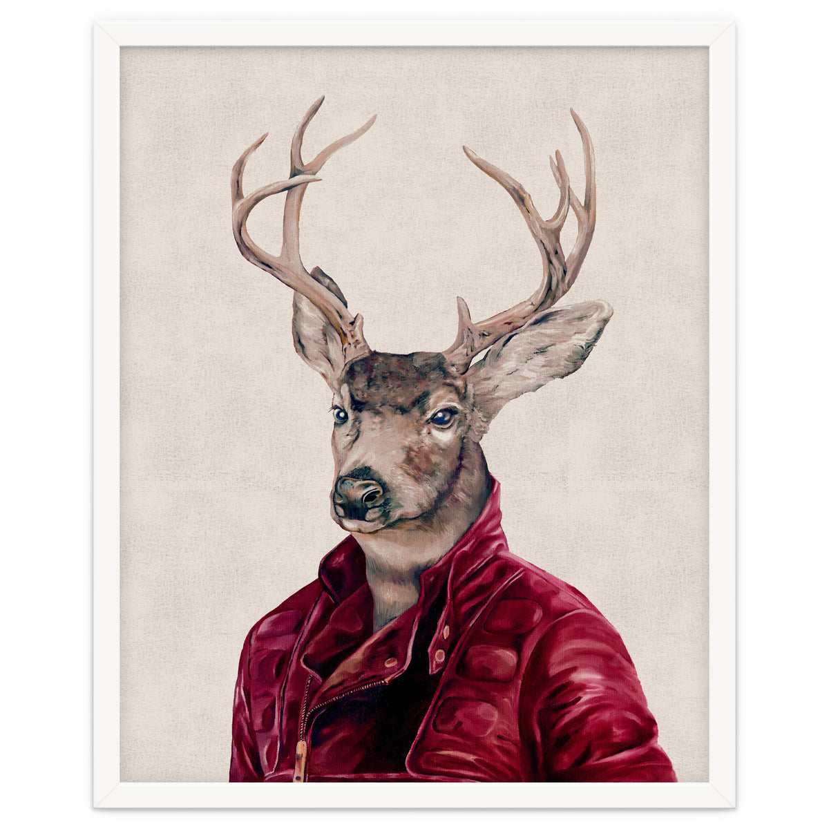 Deer In Leather