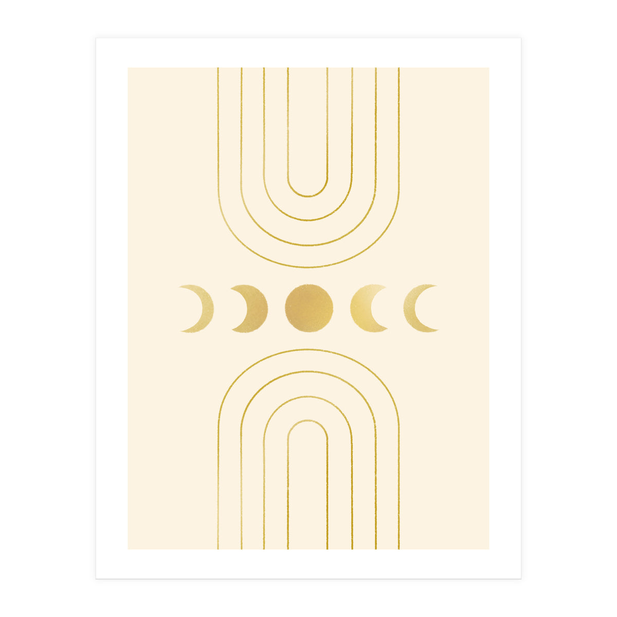 Gold Moon Phases (Print Only)