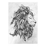 Poetic Lion B&w (Print Only) thumbnail
