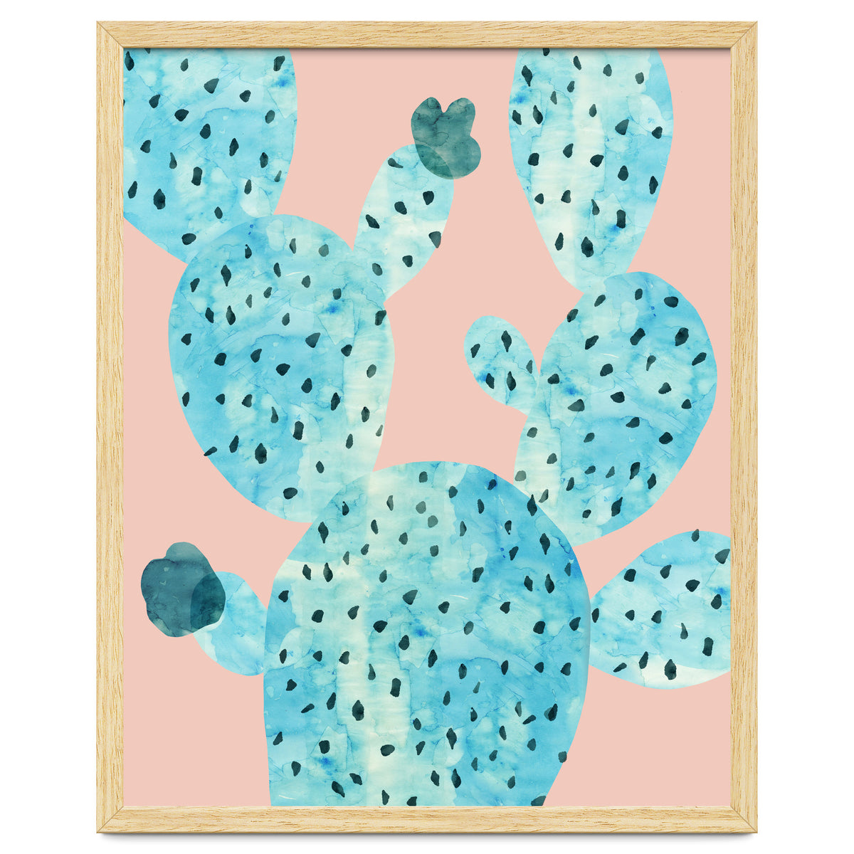 Watercolor of cacti III