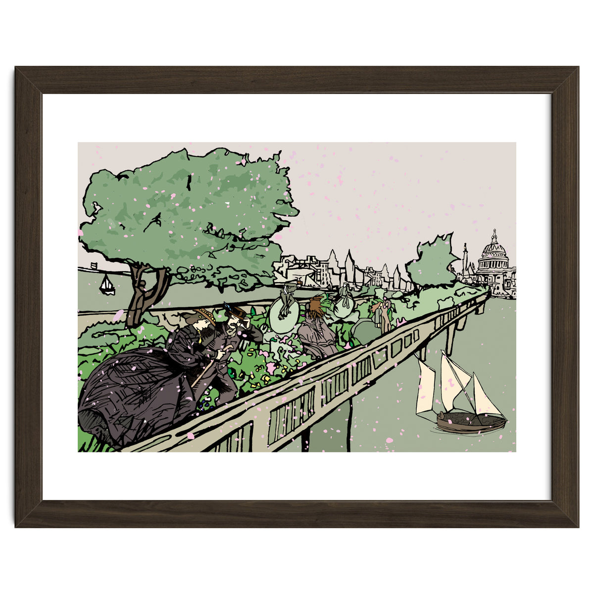 A Windy Day On The Garden Bridge