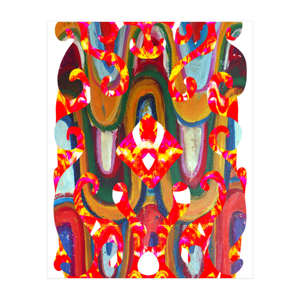 Pop Abstract Asimetrico 29 Copia (Print Only)