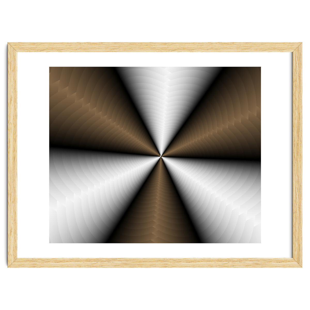 Brown Color Modern Interior Art