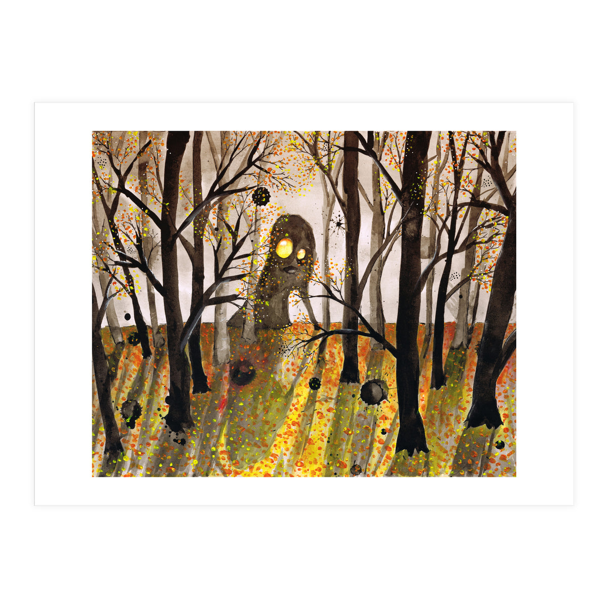 Monster in the woods (Print Only)