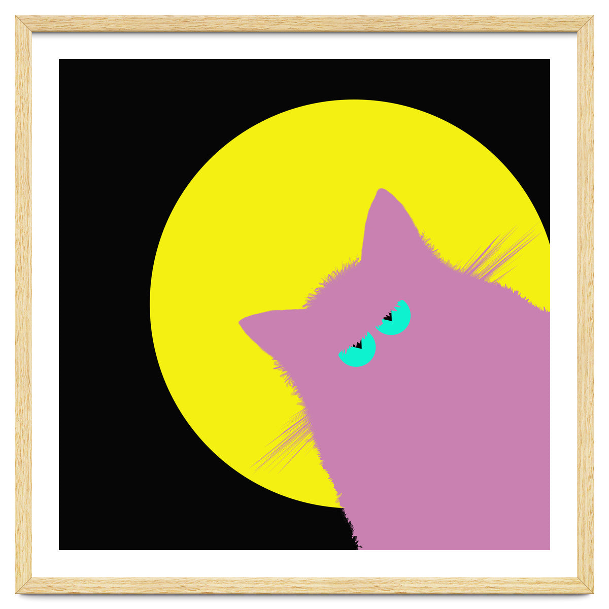 Full Moon Lilac Cat