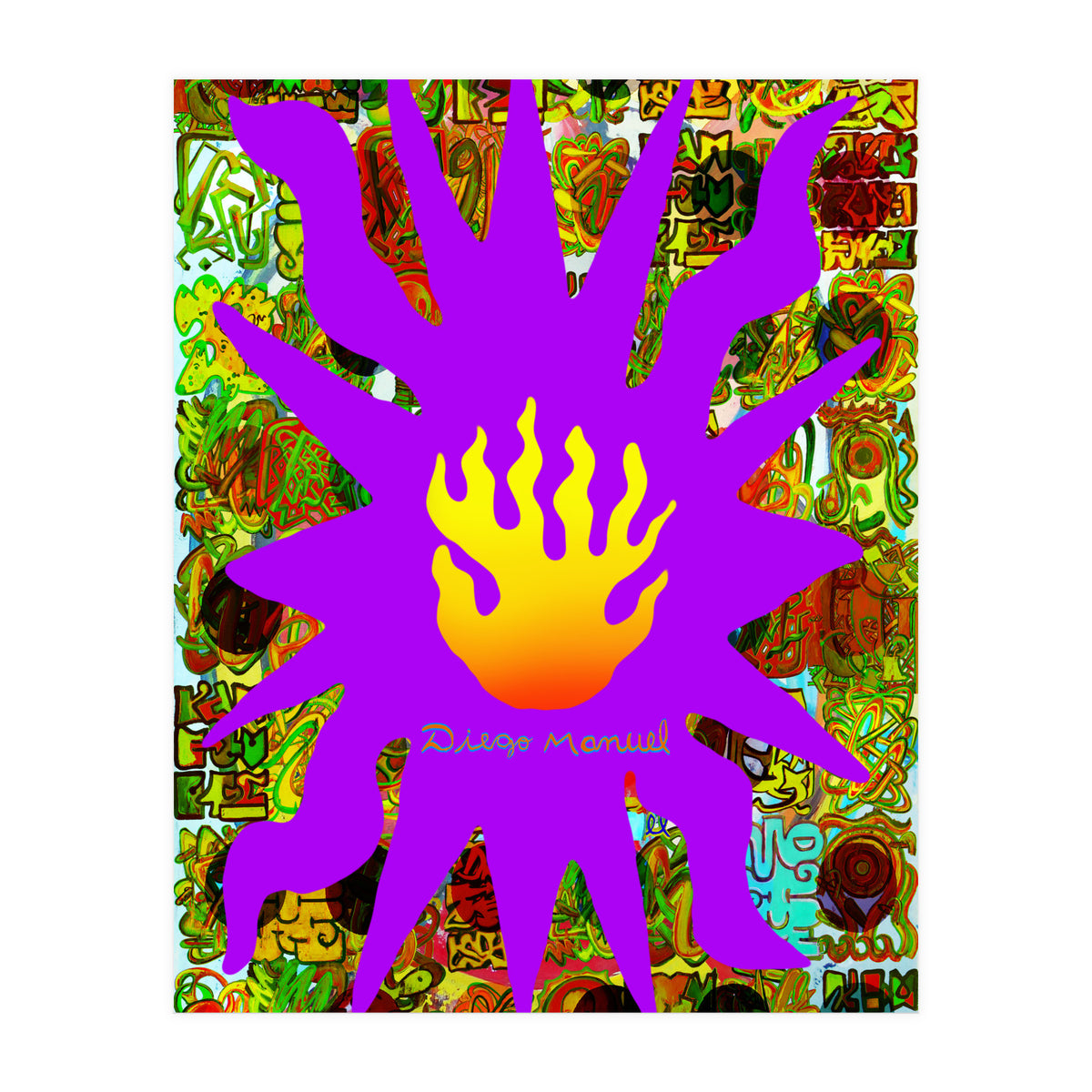 Fuego Y Graffiti 56 (Print Only)