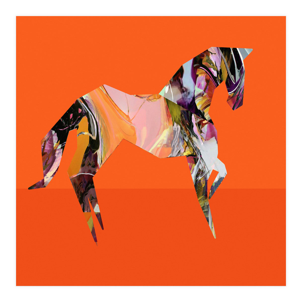 Crazy Ab Horse (Print Only)