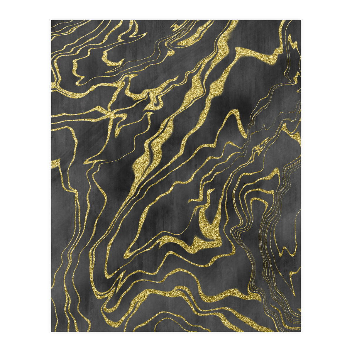 Golden Flows No. 9 (Print Only)