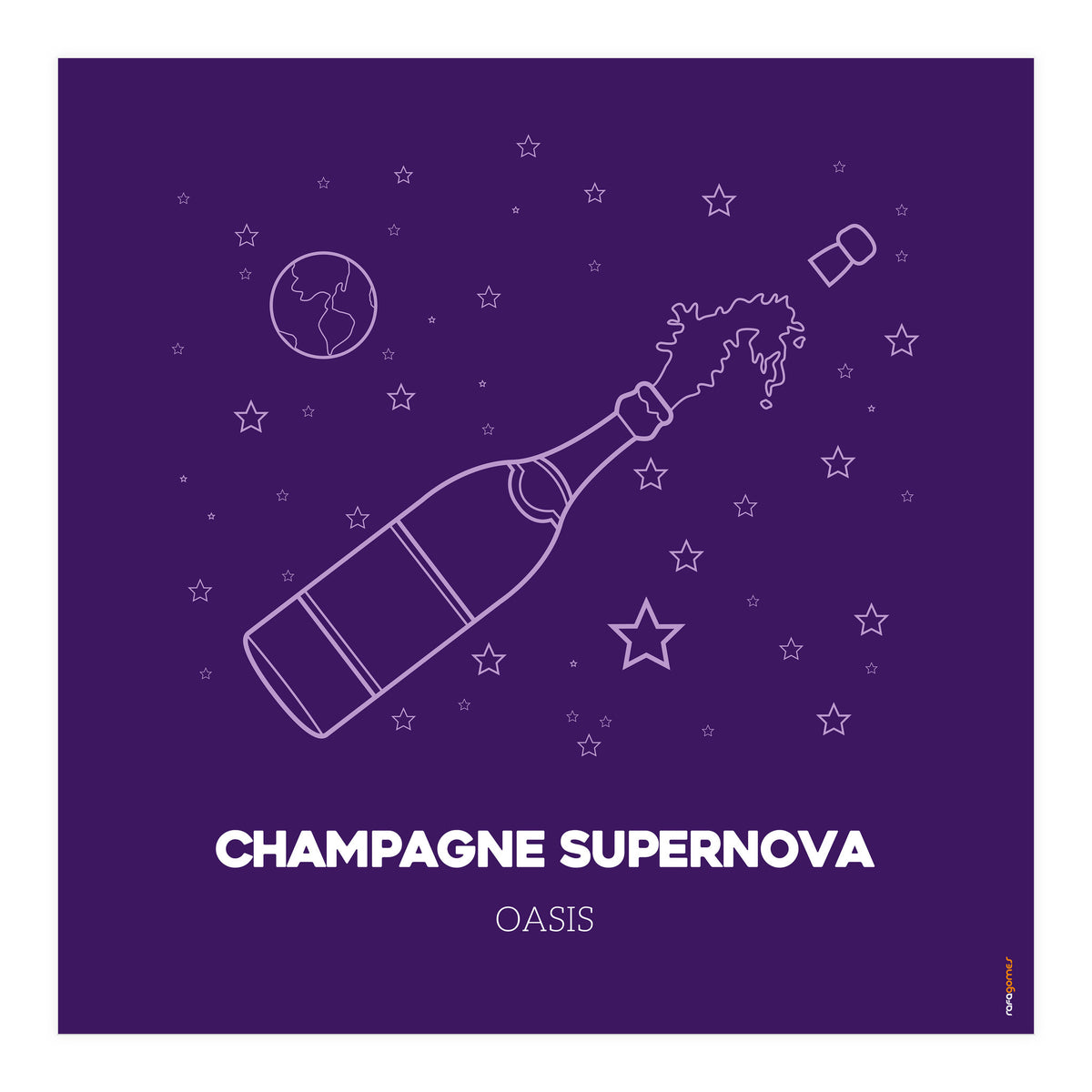 Oasis Champagne Supernova (Print Only)