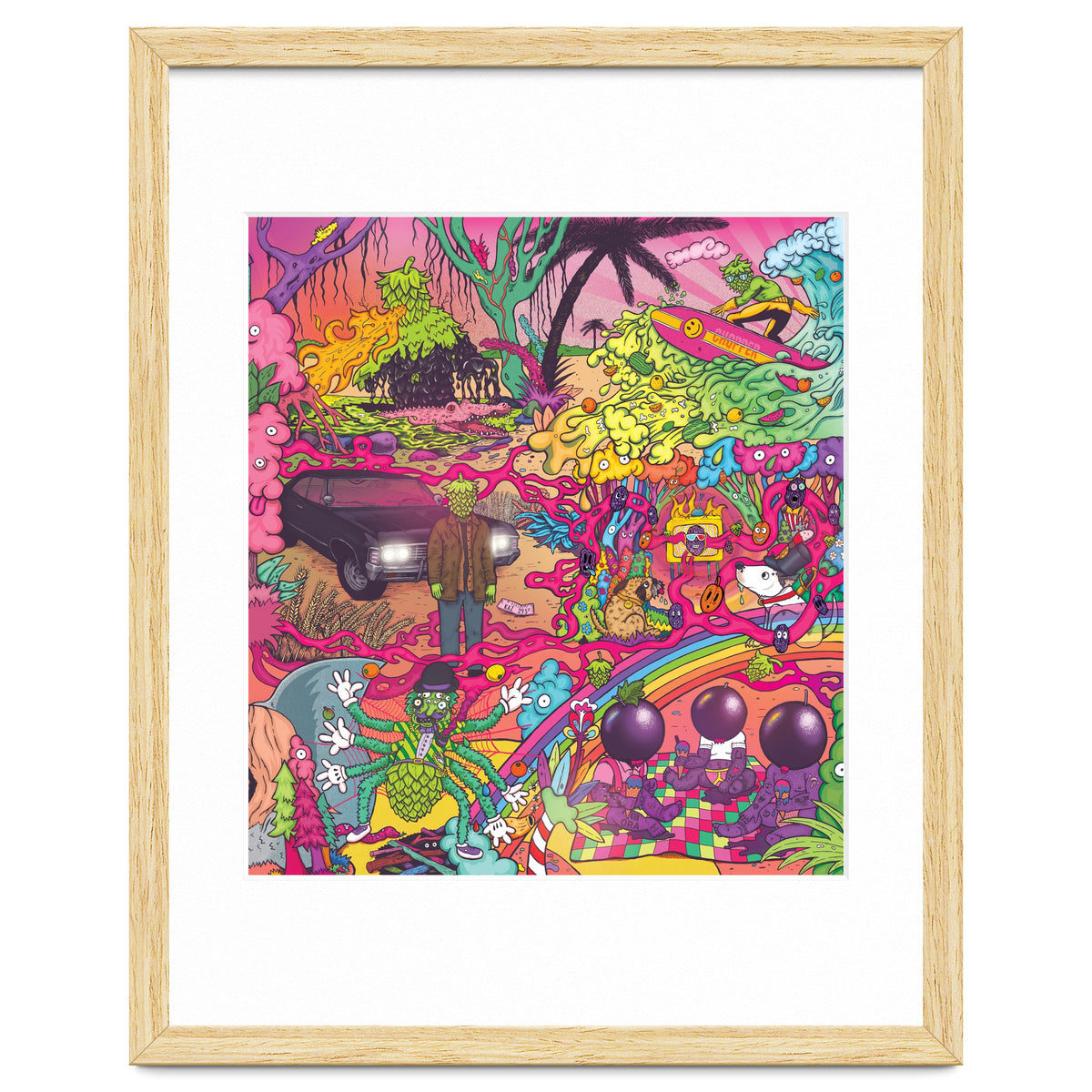 ABBEYDALE BREWERY COLLAB SERIES #2 FULL ILLUSTRATION - THORNBRIDGE, WILDE CHILD, RIDGESIDE, TORRSIDE, BOX SOCIAL, ORA BREWING