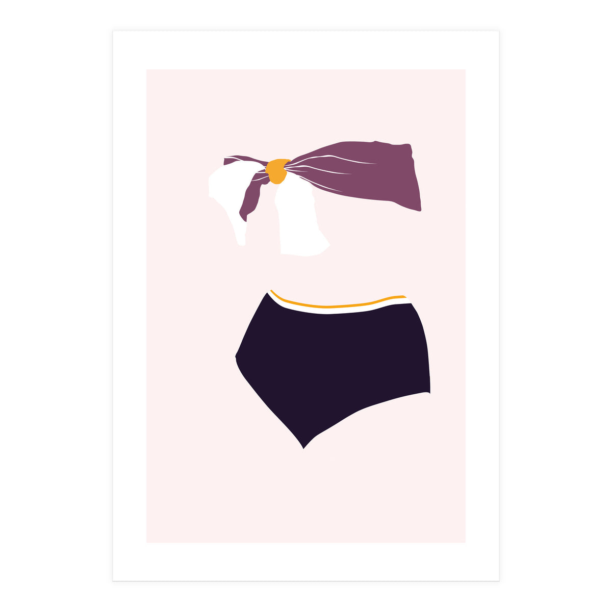 Bikini Aubergine (Print Only)