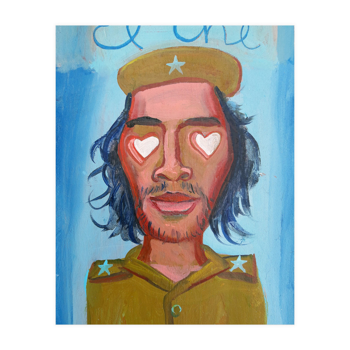 Che Guevara Y Corazones 2 B (2) (Print Only)