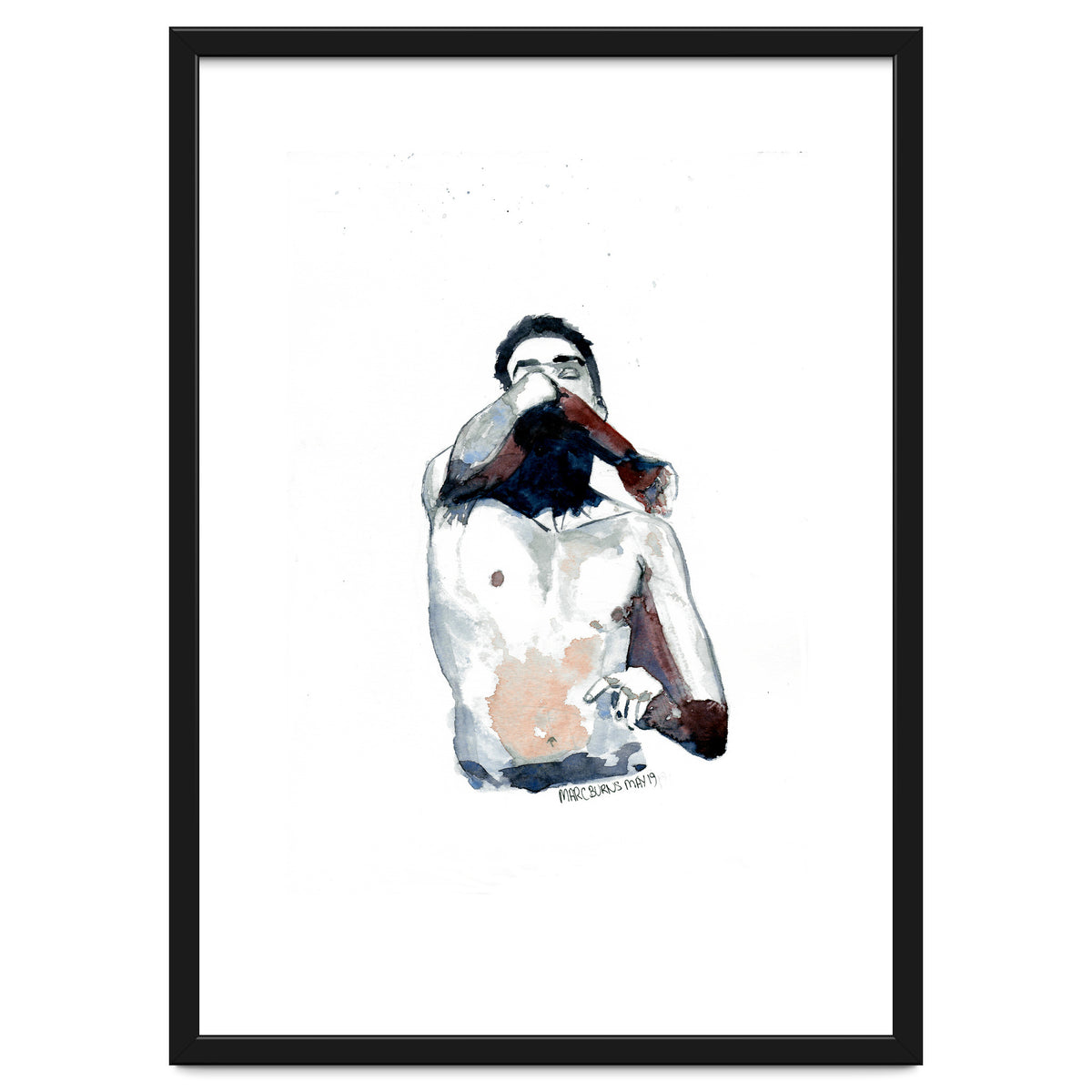 Untitled #3 - Male nude torso