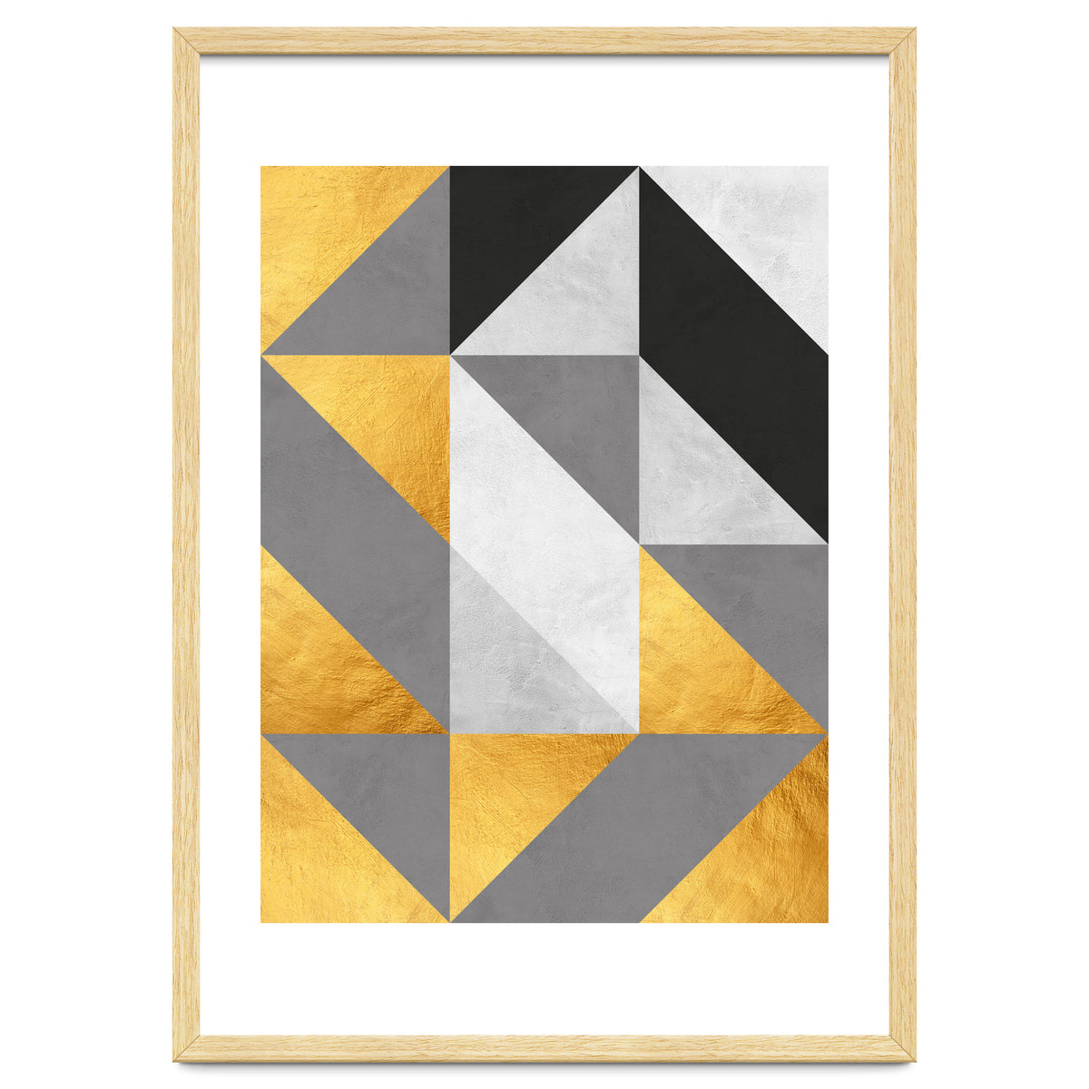 Gray and Gold Composition IV