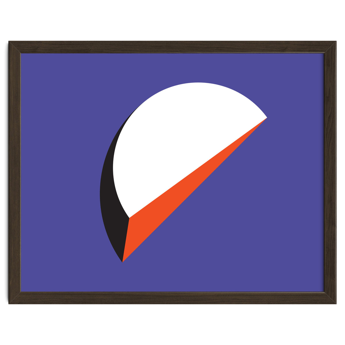 Geometric Shapes No. 37 - orange & purple