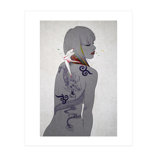 Prayer Of The Dragon Rider Inside (Print Only)