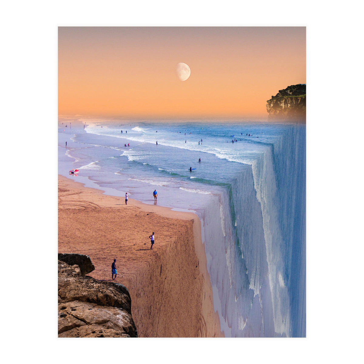 Beach Split  (Print Only)