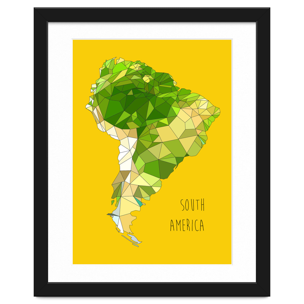 SOUTH AMERICA – Yellow