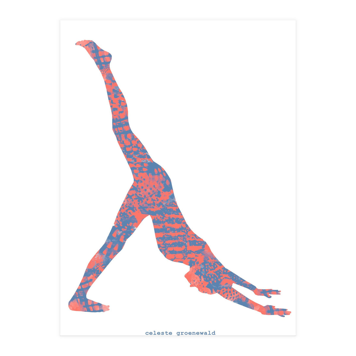 Three Legged Downward Dog (Print Only)