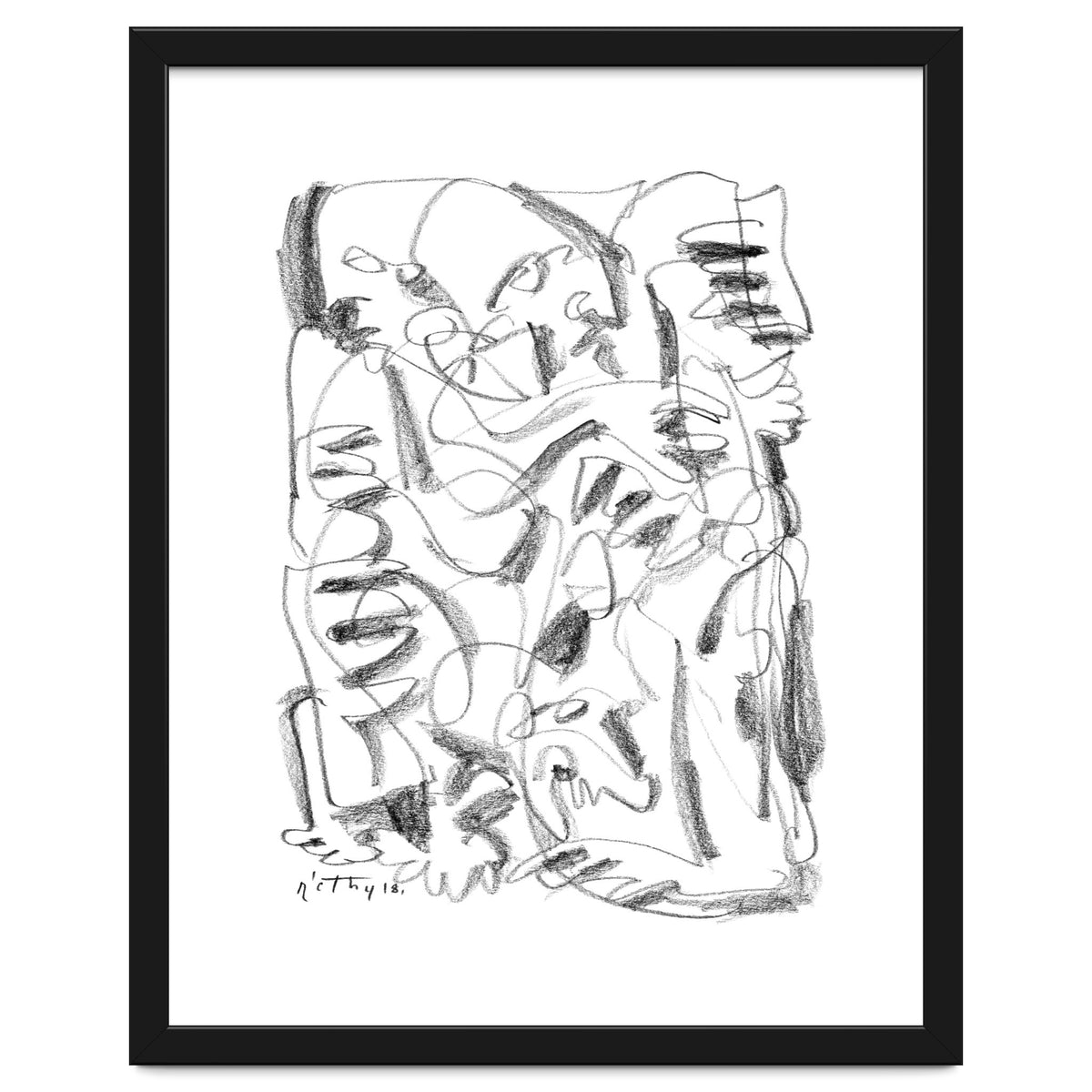 Out of the Shadows - b&w