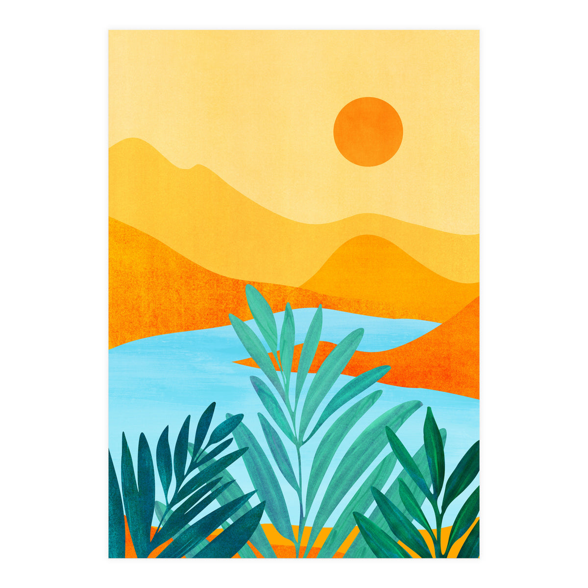 Summer Mountains (Print Only)
