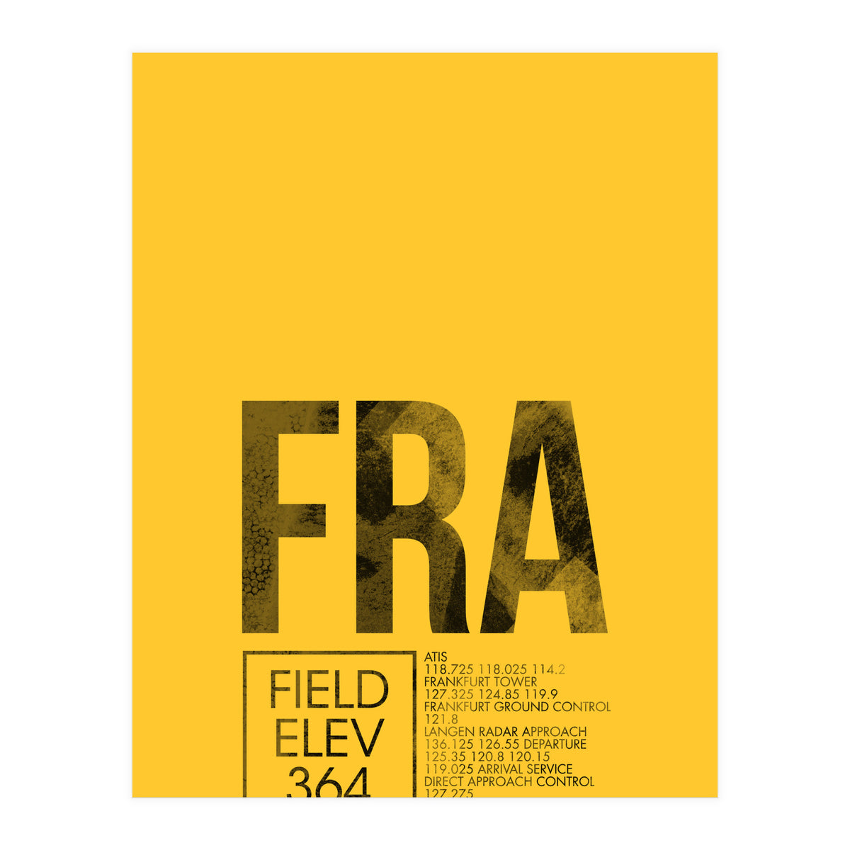 Frankfurt Airport Atc (Print Only)