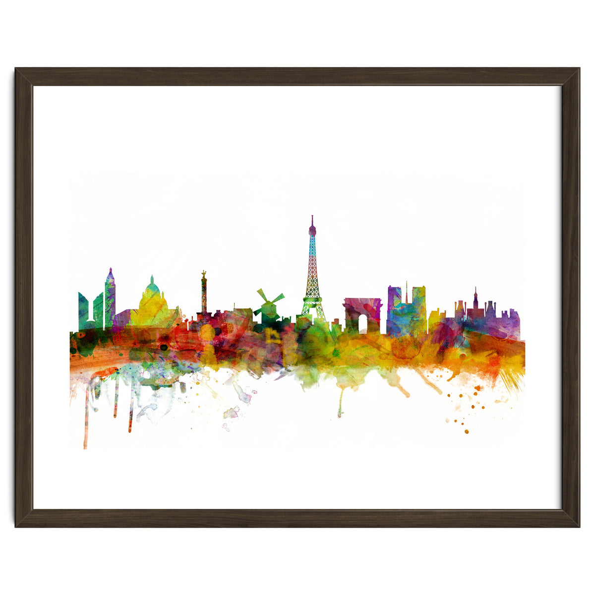 Paris France Skyline