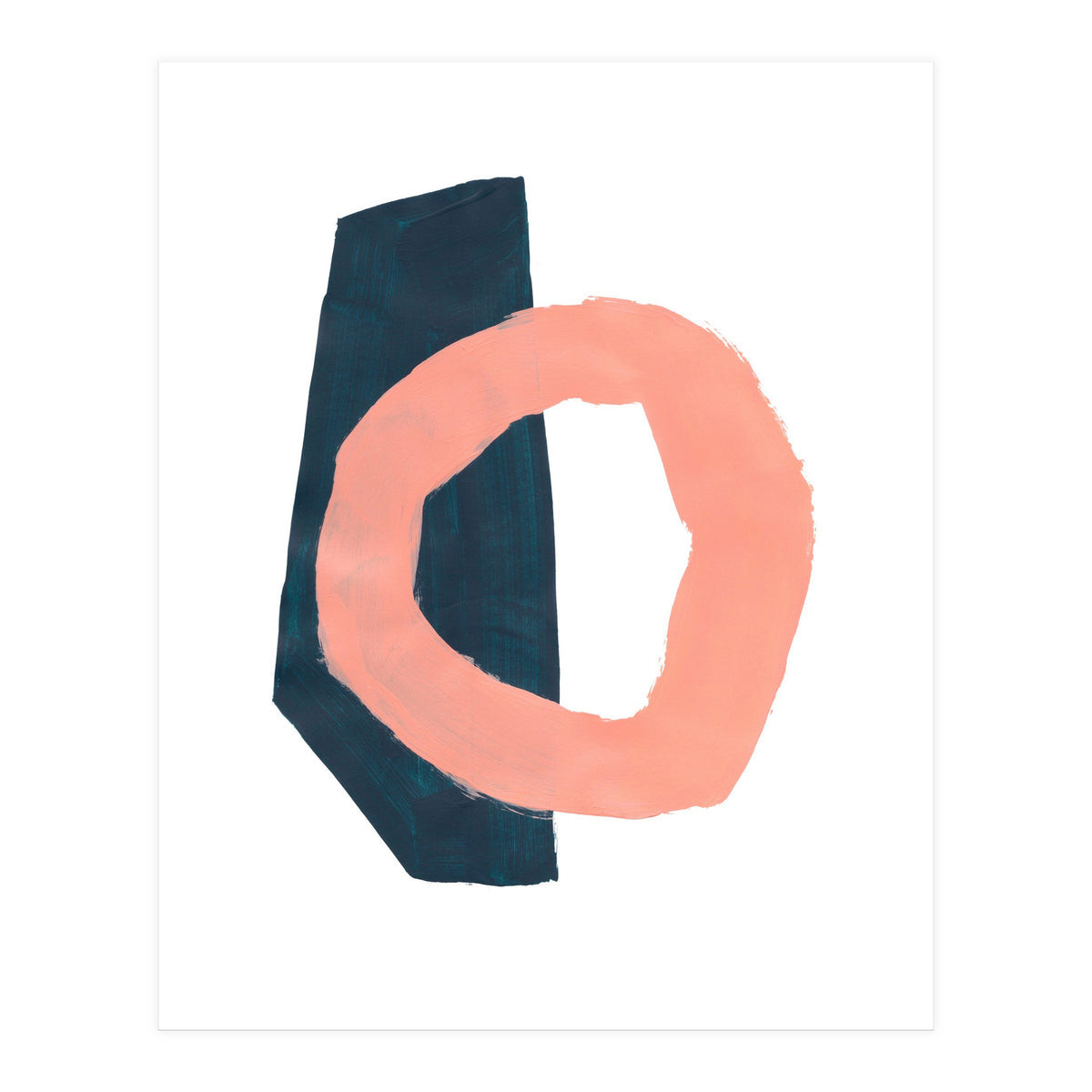 Teal Pillar Salmon Ring  (Print Only)