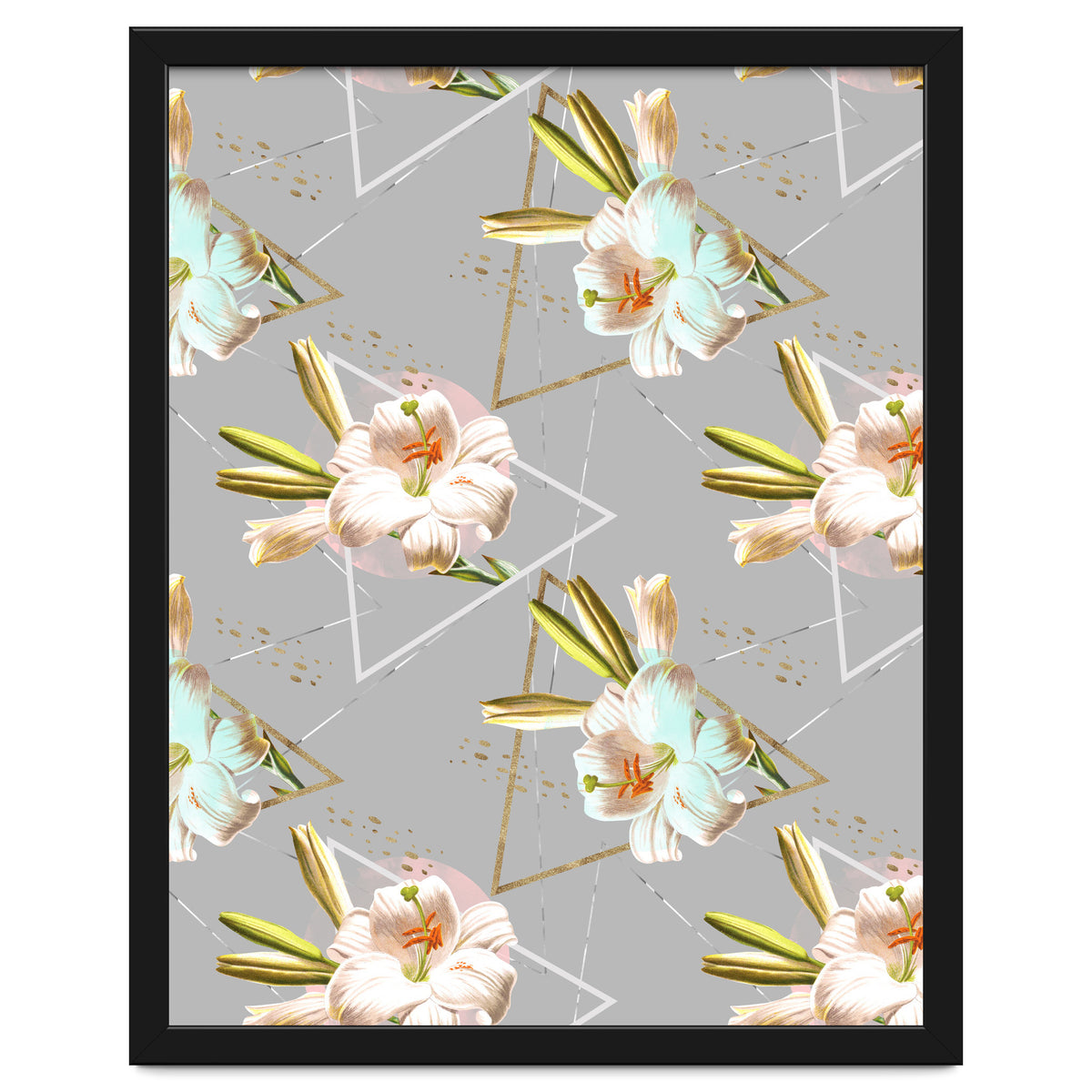 Botanical blooming with geometric 02