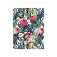 Painted Protea Pattern (Print Only)