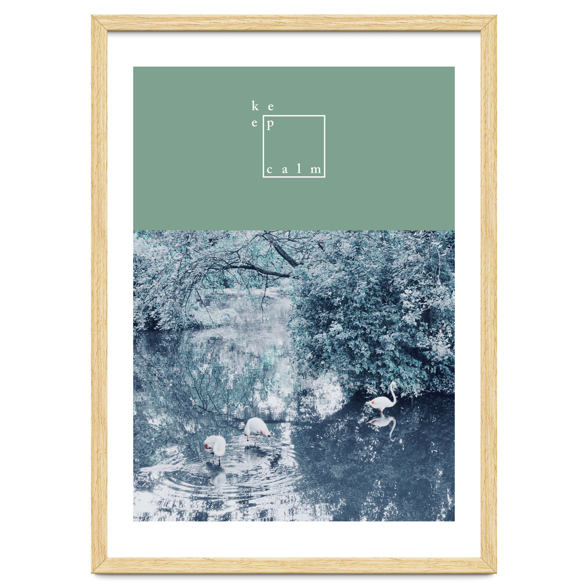 Flamingos - keep calm